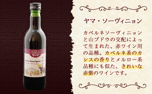 八千代夢ワイン シリーズ ハーフボトル 2本 セット ヤマ・ソーヴィニョン（赤）・つくば甲州（白）（茨城県共通返礼品・八千代町）／ 国産 酒 アルコール ワイン ぶどう まろやか 甲州 ハーフ 飲み切