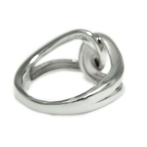 PT900「総無垢仕上げ」地金チェーンリング【 33666-1】