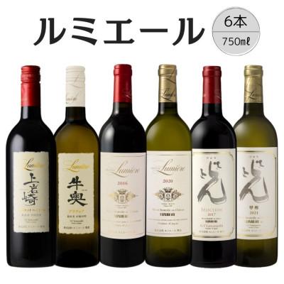ふるさと納税 笛吹市 ルミエール　おすすめ赤白ワイン6本セット 167-131
