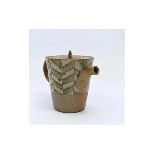 釉彩ポット 急須 茶漉し付き 和食器 陶芸品《受注制作》急須 茶漉し付き ティーポット 茶器 食器 お茶 緑茶 紅茶 おすすめ おしゃれ モダン 陶芸 手作り 陶器 陶芸作家 作品 インテリア オブジ