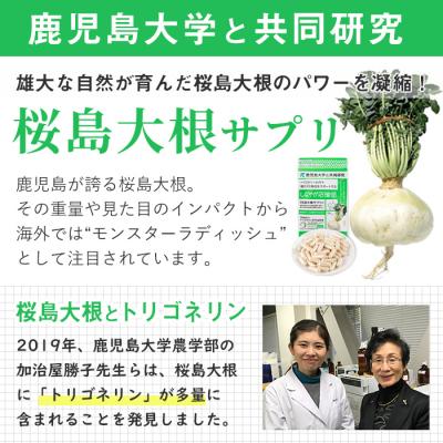 ふるさと納税 曽於市 桜島大根サプリ「しなやか応援団」(60粒入×25袋・計1,625粒) |  | 01