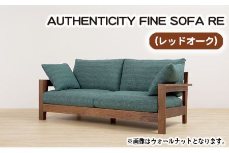 No.865-09 （レッドオーク）AUTHENTICITY FINE SOFA RE W（ホワイト）