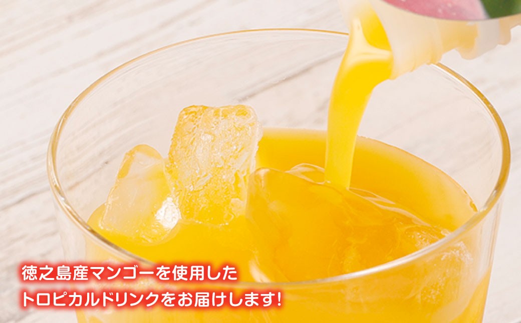 徳之島 天城町産 完熟果汁 ミニマンゴードリンク 10本 （ 200ml × 10 ）