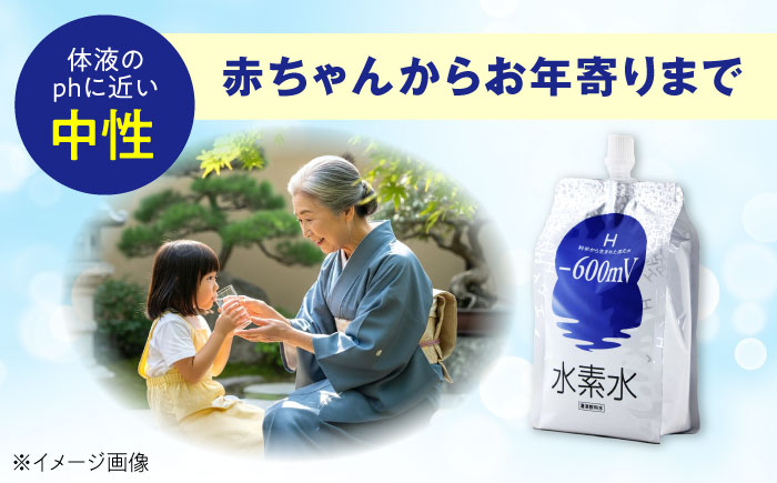 水素水 530ml×30本 おいしい水 パウチ 水素水 飲料 水素入り ソフトドリンク 人気 おすすめ 広島県福山市/株式会社マイナス600ミリボルト [BADB001]