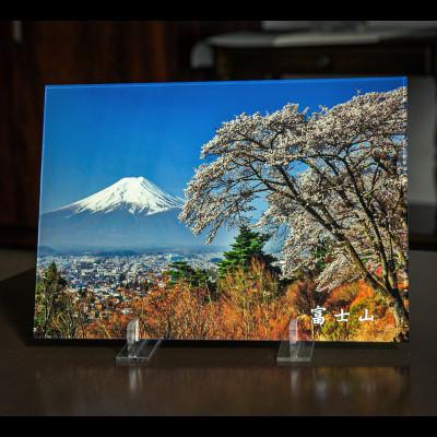 ふるさと納税 山梨県 富士山アクリルパネル　A4　春 |  | 01