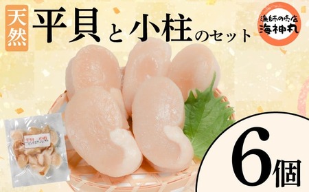 平貝 と小柱のセット 6個 冷凍 平貝 タイラギ 貝 魚貝類 魚貝 タイラガイ 魚介 貝類 冷凍 BBQ タイラギ 貝 魚貝類