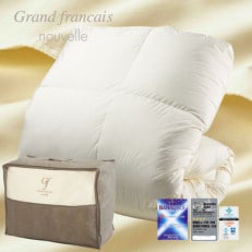 〔クイーン〕【抗菌防臭羽毛使用】羽毛布団　ハンガリー産ダウン90%CILシルバーラベル