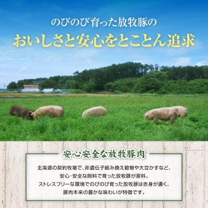 北海道産放牧豚 しゃぶしゃぶ肉（ロース・モモ）セット【12000402】