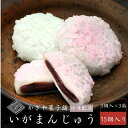 【ふるさと納税】冷凍いがまんじゅう 15個入り 和菓子 菓子 饅頭 まんじゅう　銘菓　お茶菓子 冷凍