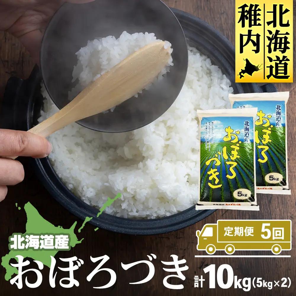 【定期便5カ月】北海道産おぼろづき　5kg×2　計10kg 【配送不可地域：離島・沖縄県】