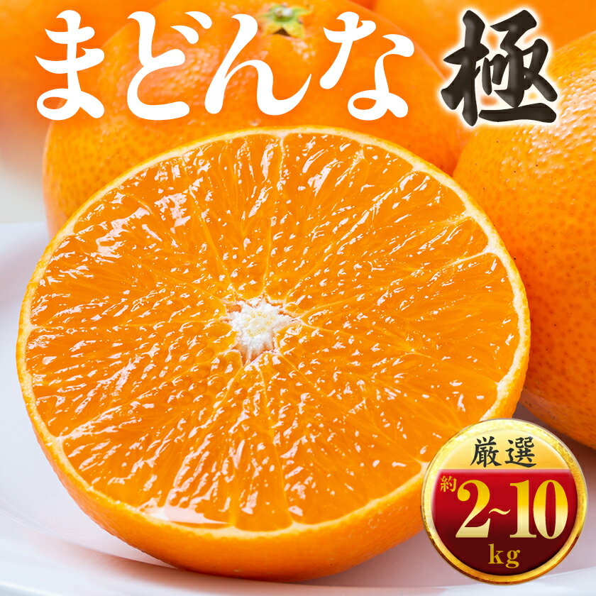 【ふるさと納税】「夕やけブランド」ぷるぷる食感【まどんな】2kg/3kg/5kg/10kg　※紅まどんなと同品種_ みかん 柑橘 まどんな 果物 くだもの フルーツ 人気 おすすめ 送料無料 甘い 濃厚 愛媛県 八幡浜市 【G1416588】