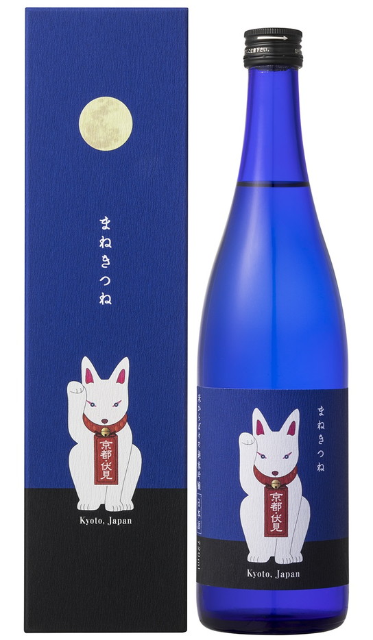 《美酒コンクール金賞》【玉乃光酒造】純米吟醸 青まねきつね・米焼酎まねきつね セット（化粧箱入り）［ 京都 伏見 日本酒 焼酎 お酒 飲み比べ 2本 人気 おすすめ お取り寄せ 通販 送料無料 ふるさ