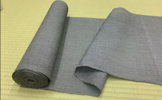 
                  小千谷縮 反物 (微塵格子 黒×グレー)   |  人気 おすすめ 贈り物 贈答 プレゼント ギフト 父の日 母の日 敬老の日 新潟県 小千谷市【0002-0163-01】
                