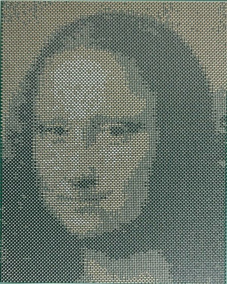 【第1弾・100台限定】電子部品で再現した基板アート『モナリザ』〈受注生産〉