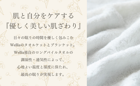 Wellis【極上の肌心地】スキンケアタオル2枚（009_5248）