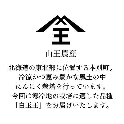 ふるさと納税 本別町 【先行受付】北海道十勝本別町産土付きにんにく白玉王1kgSサイズ |  | 01