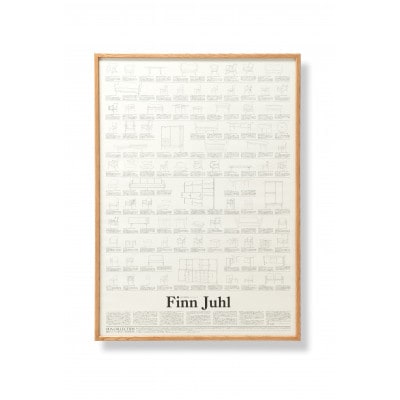 旭川家具 フレーム×織田コレクション図録ポスター B1 Finn Juhl_03431【1496953】