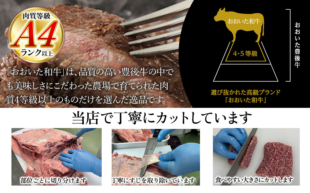 おおいた和牛 リブロースステーキ約250g×2枚(合計500g） 和牛 豊後牛 赤身肉 焼き肉 焼肉 大分県産 九州産 津久見市 熨斗対応【tsu001808】