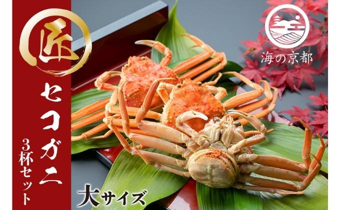 セコガニ コッペがに 大サイズ 3杯セット 冷蔵 蟹 カニ かに 松葉蟹 松葉ガニ ズワイガニ ボイル myz05