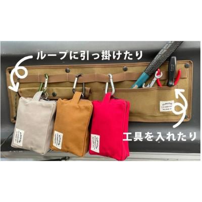 ふるさと納税 上牧町 スズキ　ジムニーのバックドアをお洒落に演出するアイテム!　バックドアポケット　オリーブ |  | 03