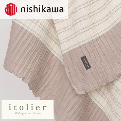 ふるさと納税 橋本市 【nishikawa/西川】コットンレイヤーケット　シングルサイズ　ベージュ |  | 02