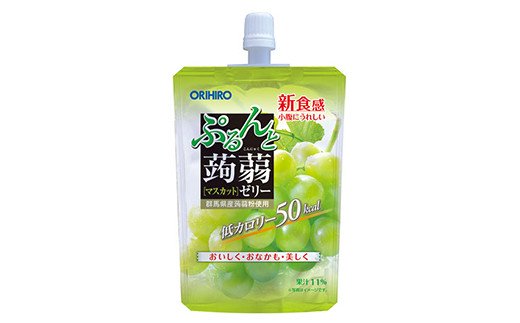 【3ヶ月定期便】オリヒロ ぷるんと蒟蒻ゼリースタンディング 3種セット計48個×3回