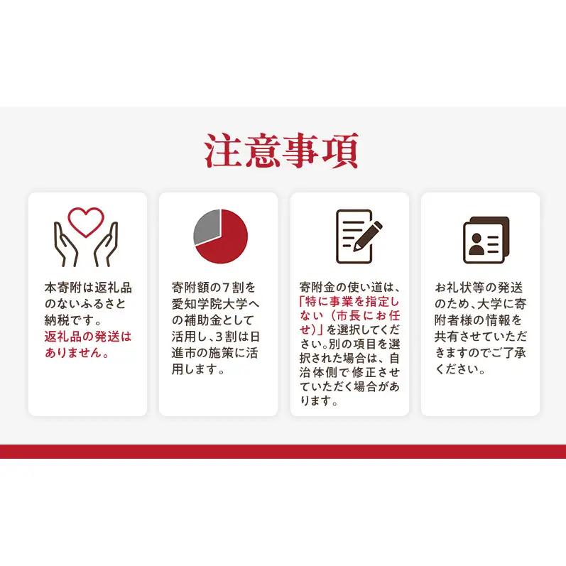 【返礼品なし】大学等連携事業補助制度 (愛知学院大学) 5,000円 大学 教育 教育支援 愛知県 日進市