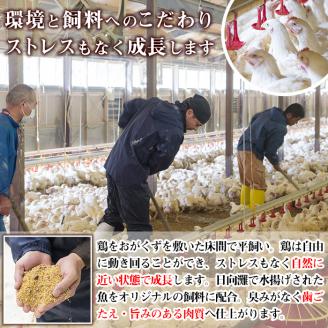 【定期便・全6回(連続)】宮崎県産ブランド鶏「夢創鶏」もも肉定期コース(200g×8P×6回)小分け包装で使いやすい！【C-13】【英楽】