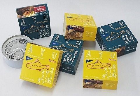 [1118]四万十鮎の贅沢缶詰6缶セット (2種×各3缶)