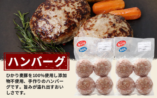 ひかり麦豚　手づくり 総菜 セット (焼くだけ・揚げるだけセット)