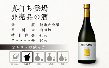 真打ち登場　非売品の酒　2本セット（倍応援） [S891] [ 渡辺酒造店 ]