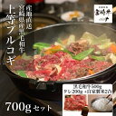 【ふるさと納税】【黒毛和牛専門店の味】特製ダレ付き宮崎黒毛和牛上等プルコギセット