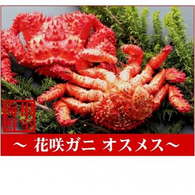 ふるさと納税 根室市 【北海道根室産】花咲ガニオスメス4〜6尾(計4kg) D-57002