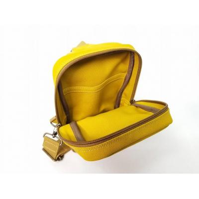 ふるさと納税 栃木市 【いちひこ帆布】 ボディバッグ/イエロー |  | 02