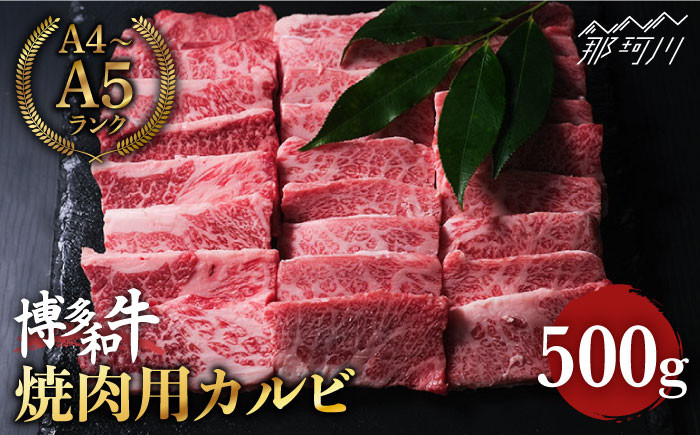 
博多和牛 牛肉 焼き肉 バラ （カルビ） 500g ＜肉のくまもと屋＞ [GBI012]
