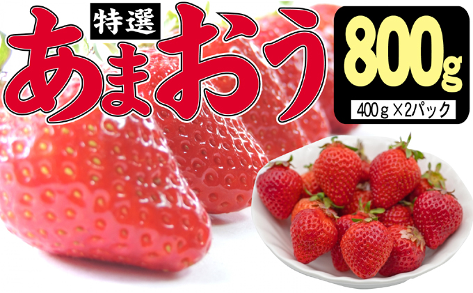 いちご 2025年12月より発送 特選あまおう 800g※配送不可：離島 果物 フルーツ デザート 食後 特別栽培 最高等級 大玉 贈答用 贈り物 福岡県産 国産 日本産 
