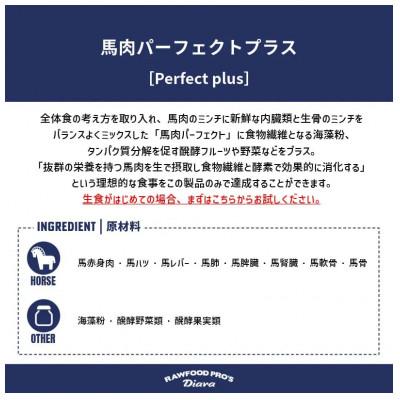 ふるさと納税 横須賀市 【犬猫用】馬肉パーフェクトプラス　1.6kg(80g×20本) |  | 01