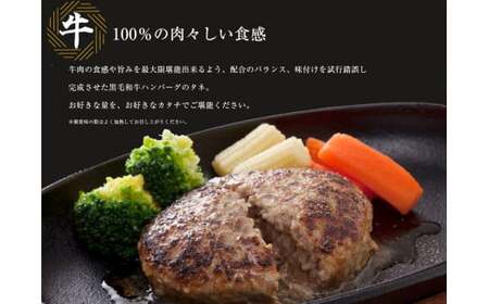 【2024年5月より順次発送】150g×20個 肉肉しい 牛100％ 黒毛和牛入り ハンバーグステーキ 計3000g SF007-1