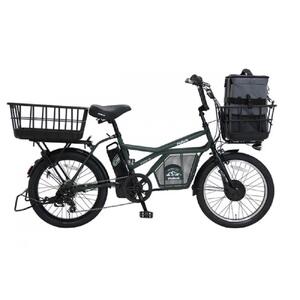 【ふるさと納税】 完成品 ペット乗せ 電動自転車 ミニベロ eカーゴバイク ペットポーター GRC-515L-PET 20インチ OGK 電動アシスト自転車 シマノ製外装7段変速【本体：マットオリーブ