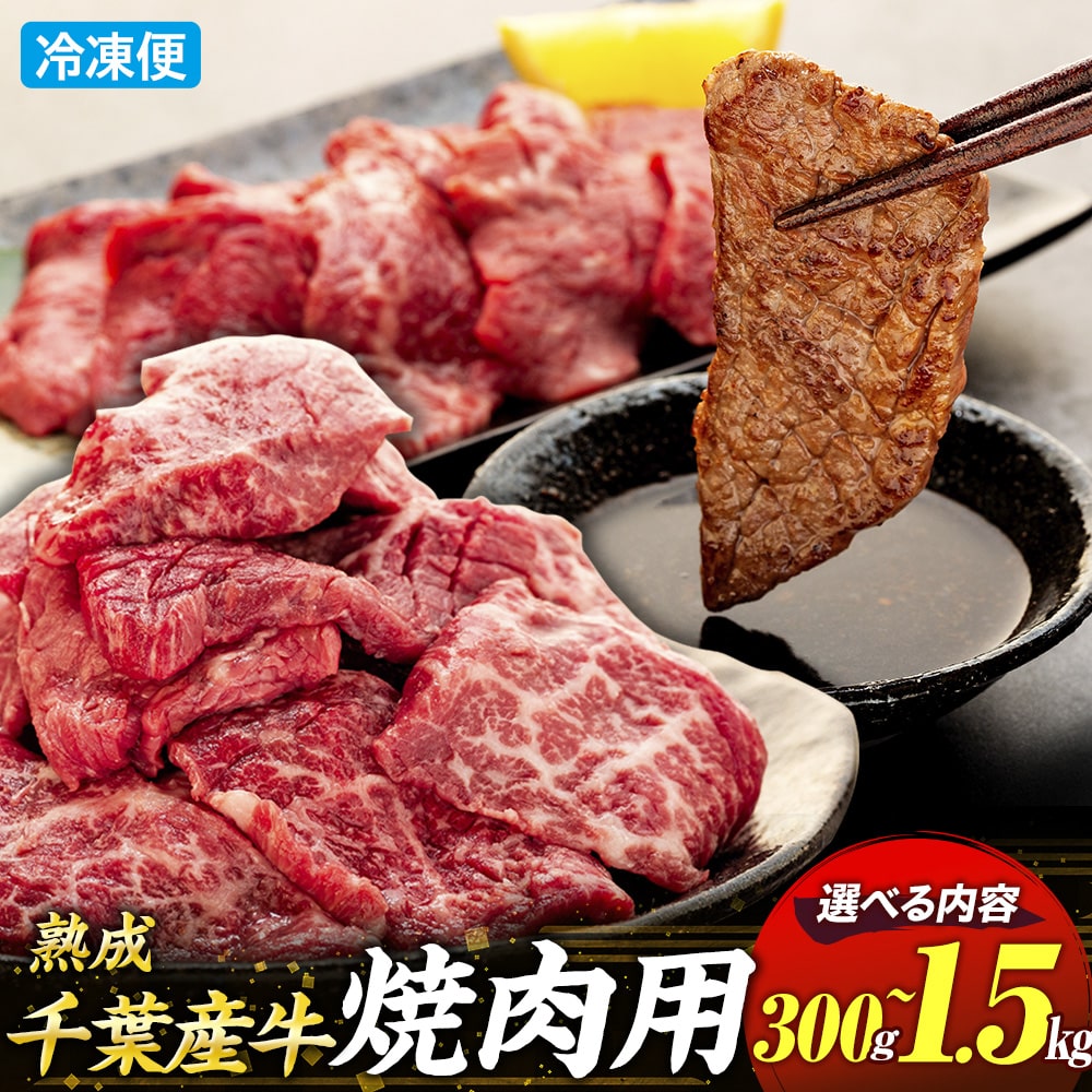 【ふるさと納税】千葉県産牛 長生熟成仕込 焼肉 300g～1500g | 牛肉 国産牛 焼肉用 熟成肉 無添加 グルメ ふるさと 納税 千葉県 長生村