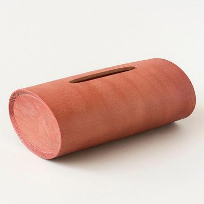 ふるさと納税 弘前市 BUNACO ティッシュボックス SWING(さくら色)1個|24_brb-080101a |  | 01