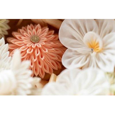 ふるさと納税 与謝野町 森の美しさを守る　与謝野ヒノキ木箱入りシルク100%つまみ細工ウエディングセット　京都丹後より |  | 03