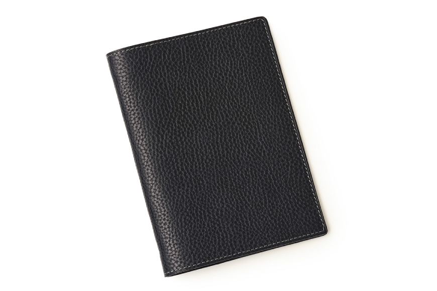 SOMES GL-16 ブックカバー 文庫本サイズ ネイビー [ソメスサドル 北海道 砂川市 12260913] ソメス 文庫 a6 日本製 本革 革 革製品 レザー