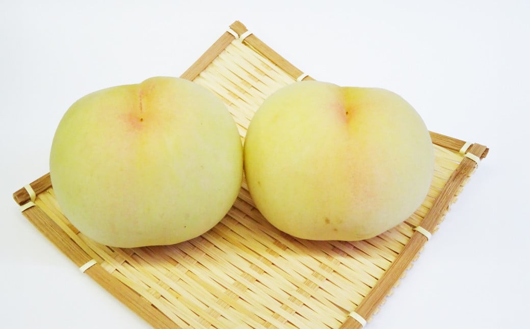 【訳アリ家庭用】岡山白桃 2キロ〈もっとも旬な品種の桃をお届け〉