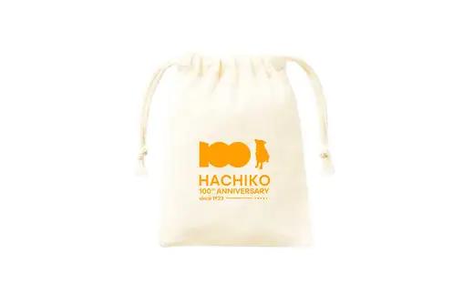 HACHI100オリジナルTシャツイラストver  XXL（HACHI100オリジナルコットン巾着サービス)　35P7605【一般社団法人 秋田犬ツーリズム】