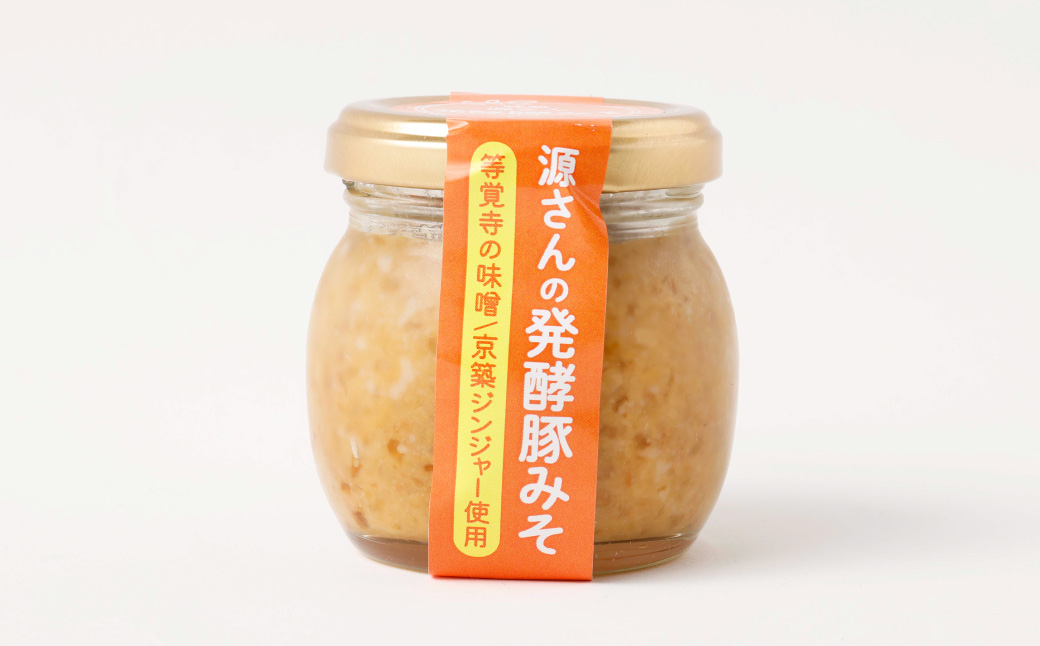 【3ヶ月定期便】源さんの発酵豚みそ 100g×1個 計3個 豚肉 豚 ブタ ぶた 肉 豚味噌 味噌 味噌漬け ミソ漬け 発酵食品 和風 ご飯のお供 調味料 定期便 3回 福岡県 苅田町