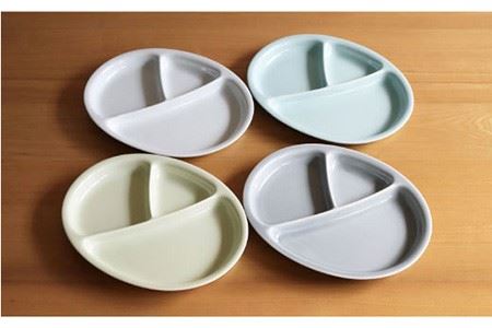 【白山陶器】【仕切り皿】Yトレイ(大) ミント 2枚セット 食器 皿 【波佐見焼】 [TA97] 波佐見焼