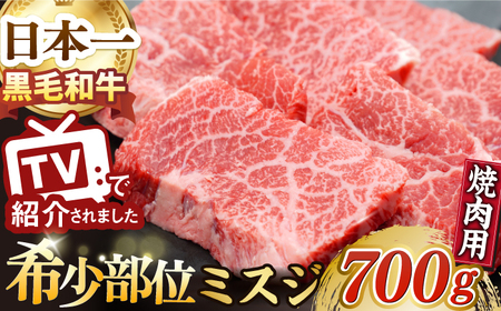 A5ランク 焼肉用 鉄板焼 ウデ ミスジ 700g スライス 長崎和牛 【肉のあいかわ】[NA47] ウデ ミスジ 肉 ウデ ミスジ 牛肉 ウデ ミスジ 赤身 ウデ ミスジ 焼肉 ウデ ミスジ バーベキュー ウデ ミスジ BBQ