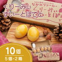 【ふるさと納税】 なると金時 スイートポテト 10個 ( 5個 × 2箱 ) 個包装 なかのファームのくりーみぃすいーとぽてと 芋 お芋 スイーツ お菓子 甘さ控えめ 洋菓子 手土産 ギフト 徳島県