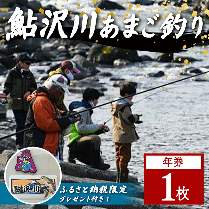 【ふるさと納税】鮎沢川 あまご釣り「年券」1枚 ｜ 体験 チケット 釣り 体験チケット 利用券 アウトドア フィッシング 魚釣り 魚 あまご あまご釣り 静岡県 大あまご 鬼あまご 年パス 年間パスポート